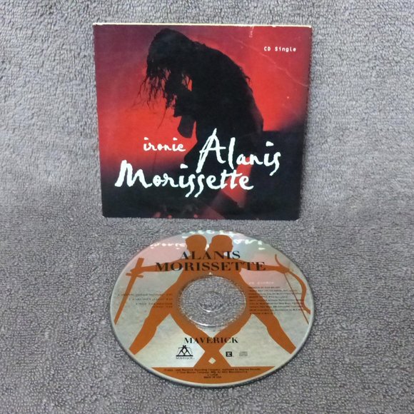 Alanis Morissette Ironic Audio CD Single Maverick 1996 Forgiven Live Rock - Picture 1 of 7